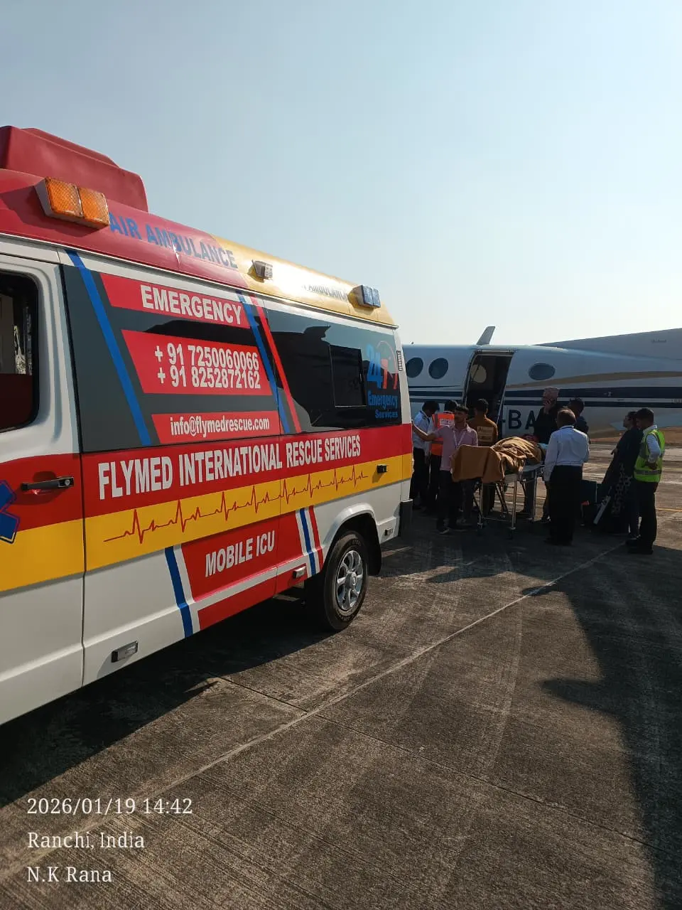 Leading Air Ambulance Services in Ranchi for Critical Care Transfers