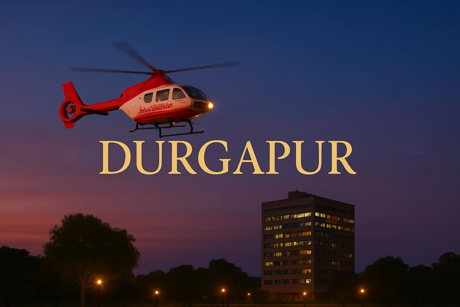 air ambulance services in durgapur.