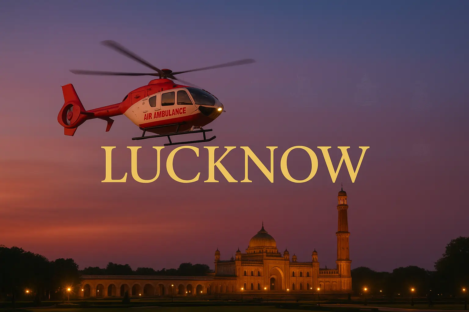 air ambulance services in lucknow.