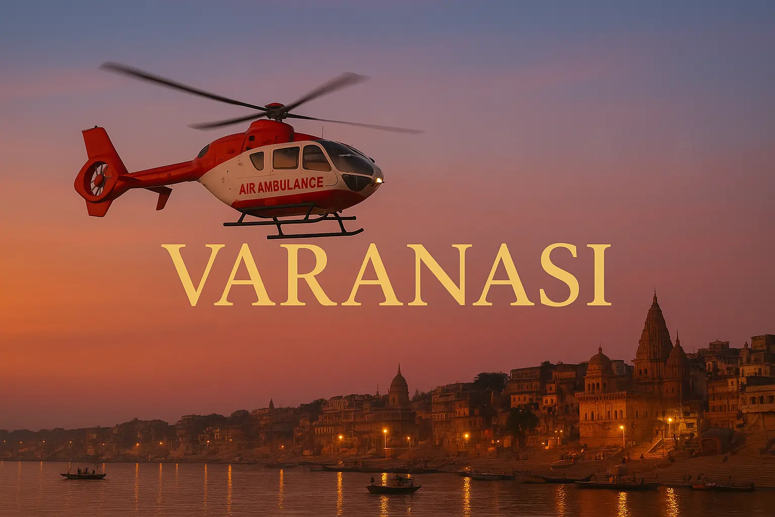 air ambulance services in varanasi.